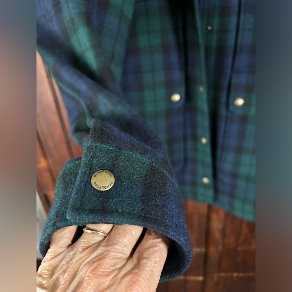 Pendleton NWT Wool Classic Tartan Traditional Women’s Equestrian Chore Coat XL - Picture 9 of 16